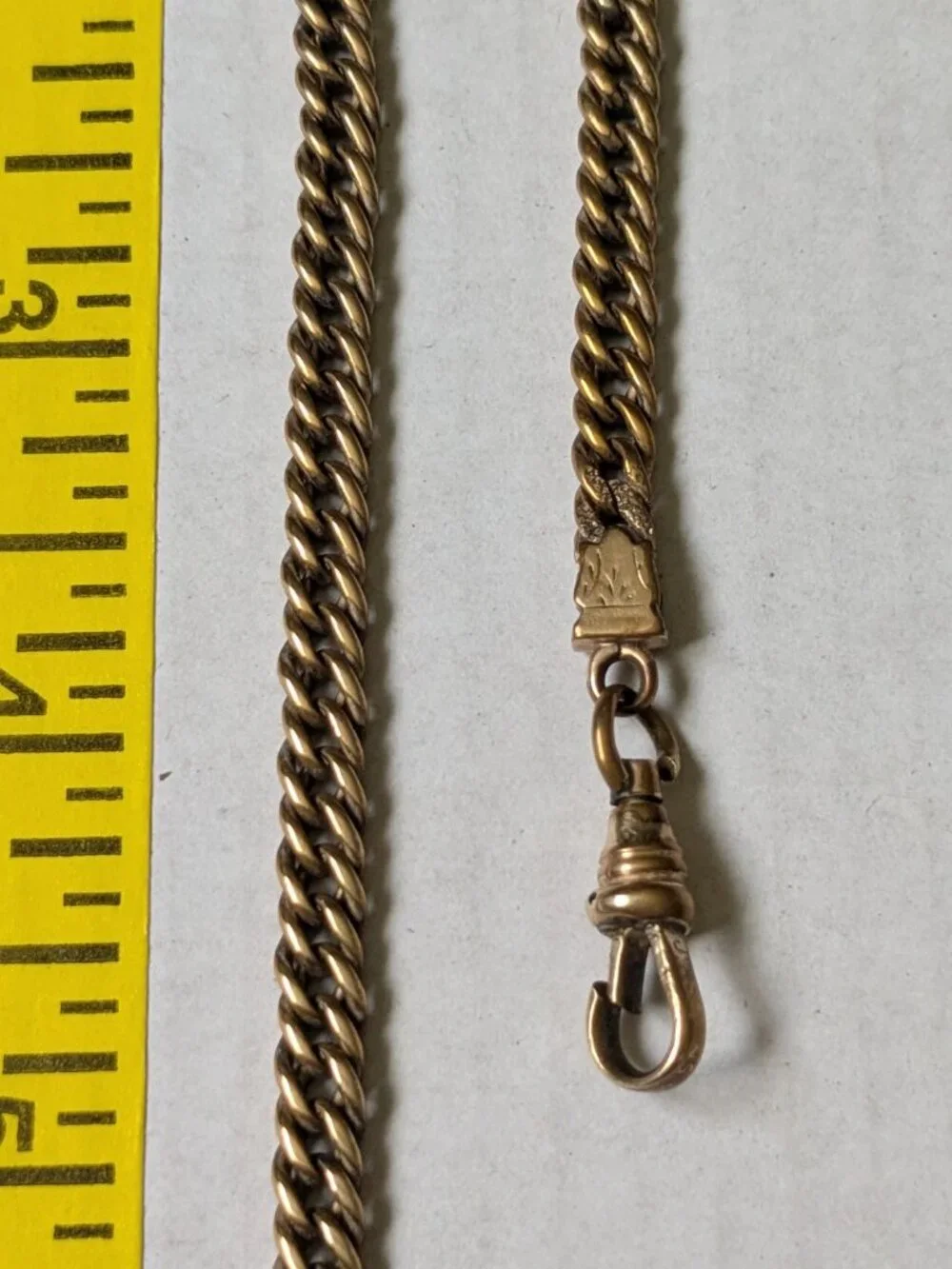 Antique J F.S Gold Filled Watch Chain Fob
